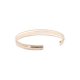 Brass Layered Stack Open Bracelet