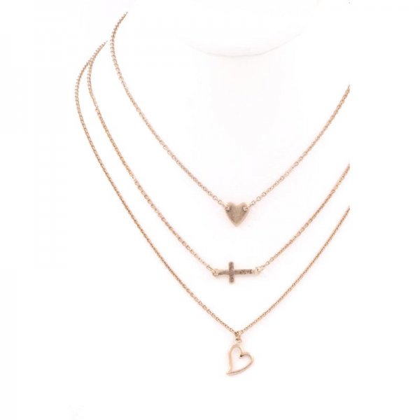 Cross Necklace Set