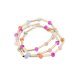 Faceted Bead Tube Bracelet Set